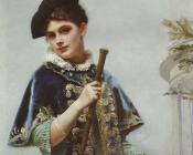 古斯塔夫 让 雅凯 : A Portrait of a Noble Lady